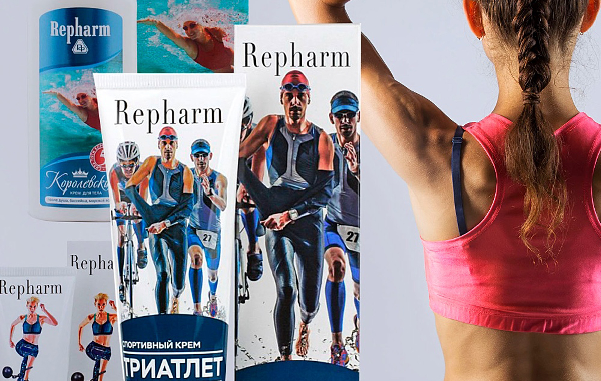 Спортивная серия кремов РЕФАРМ в магазине ТРИСПОРТ | Repharm