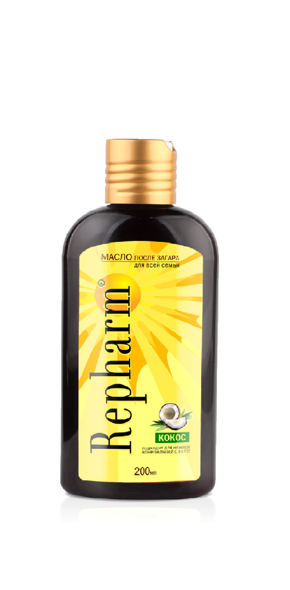 Масло после загара для всей семьи (кокос), 200 мл | Repharm